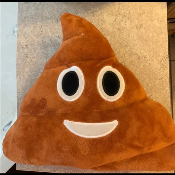 "Adwins" Funny 13” Emoji Poop Pillow - Picture 4 of 4